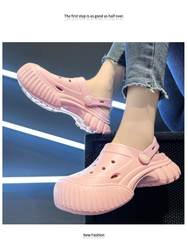 Anni di scarpe pop transfrontaliere Moda donna Capispalla personalizzati Pantofole Baotou Sandali tendenza strada estivi_voghion.com