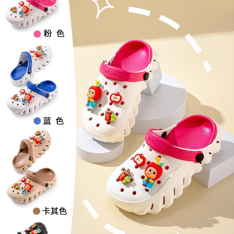 Fashionable and Cute Cartoon Children's Clogs and Sandals for Small and Medium-Sized Children, Summer Non-Slip Soft-Soled Baby Beach Slippers Fashionable and Cute Cartoon Children's Clogs and Sandals for Small and Medium-Sized Children, Summer Non-Slip Soft-Soled Baby Beach Slippers