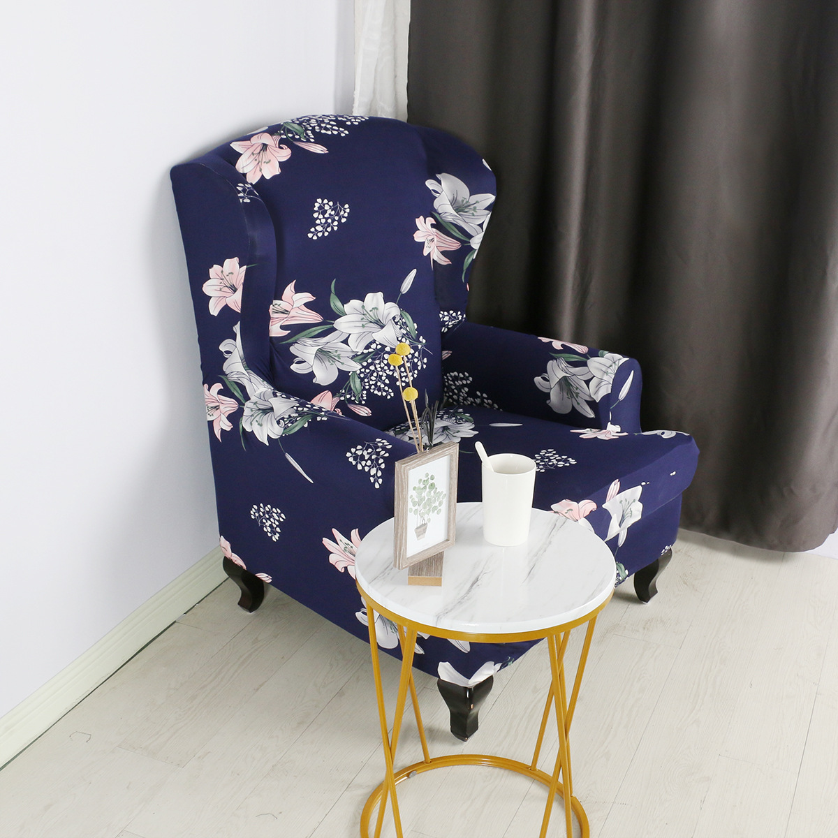 Cross-border impresión elástica Tigre cubierta de la silla cubierta de todo incluido de un solo Ala cubierta trasera del sofá cubierta del tigre sijiameng americano