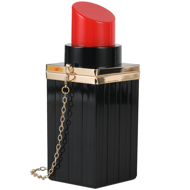 Nueva bolsa de lápiz labial de acrílico fiesta de moda transfronteriza elegante personalizado hombro mensajero bolsa de cadena bolsa de noche