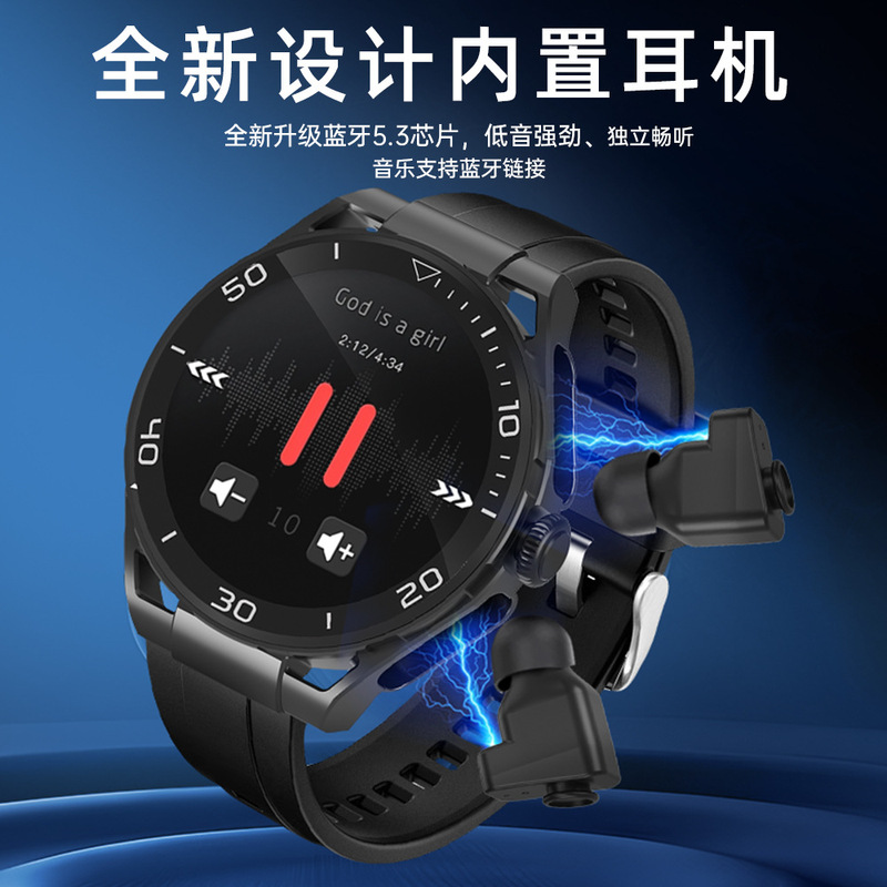 Cross-border new Q11 smart call watch AI translation headset heart rate blood pressure blood oxygen 32GB large memory call