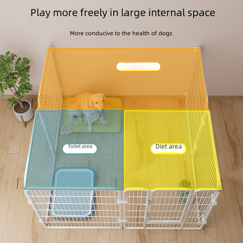 Dog Crate, Dog Fence, Indoor/Outdoor Small/Medium/Large Dog Pet Barrier Free Combination Isolation Training Potty Crate