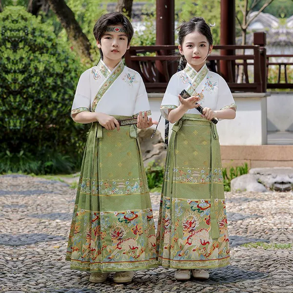 Linhe Chengxiang green short sleeves