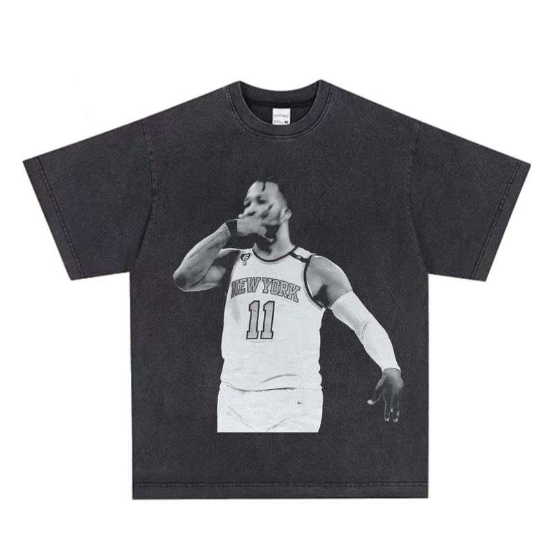 New York Nova Brickson Nba Basketball T-Shirt American Vintage Digital Direct Injection Short-Sleeved Cross-Border New York Nova Brickson Nba Basketball T-Shirt American Vintage Digital Direct Injection Short-Sleeved Cross-Border