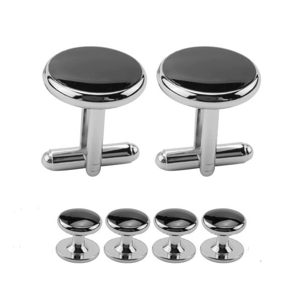 Two cufflinks+4 small nails are shown in the figure