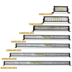 Directly supplied by the manufacturer, popular e-commerce product: dual-row LED car light 240W long strip light, off-road vehicle light, roof light, inspection light