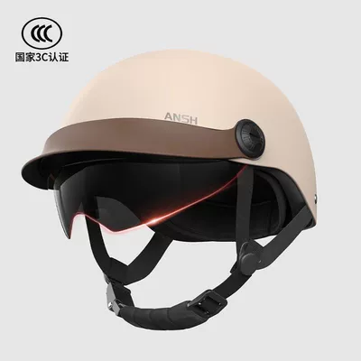 seasons helmet half summer helmet battery — Motosiklet kaskı (dəbilqə)