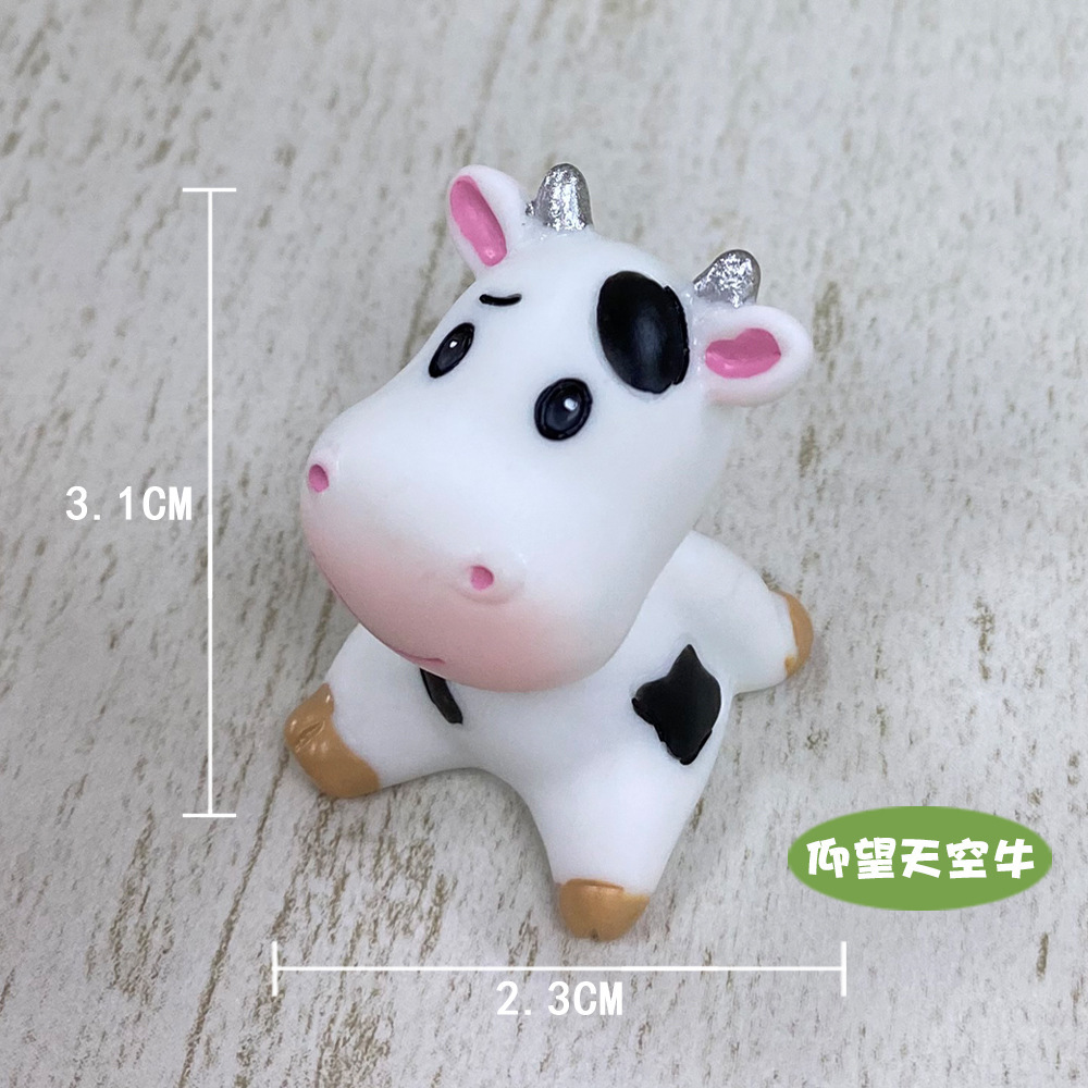No. 7: looking up at the sky cow