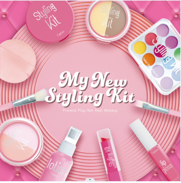 Children's play house simulation makeup toys little girl makeup set can not be smeared toys _voghion.com