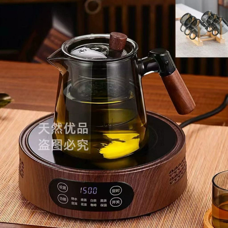Michu 1500W электрическая керамическая плита с вентилятором, чайник-тип, бытовой оздоровительный чайник для на пару и подъёма, декоративный набор кастрюль