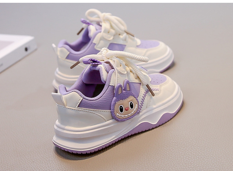 Ademende instap sneakers voor meisjes met klittenbandsluiting_voghion.com