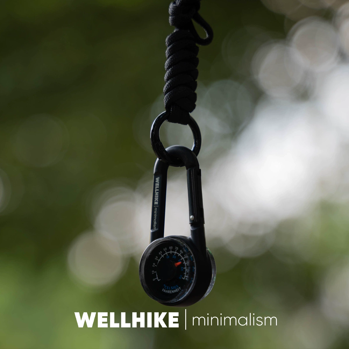 Кемпинг на открытом воздухе WELLHIKE компас-термометр двойного назначения высокоточный для выживания в джунглях постоянного тока тент для палатки подвесной шкаф