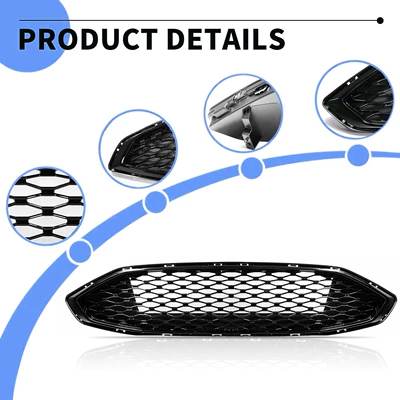 All-Black Honeycomb Mustang Mid-Grid — Zhongwang