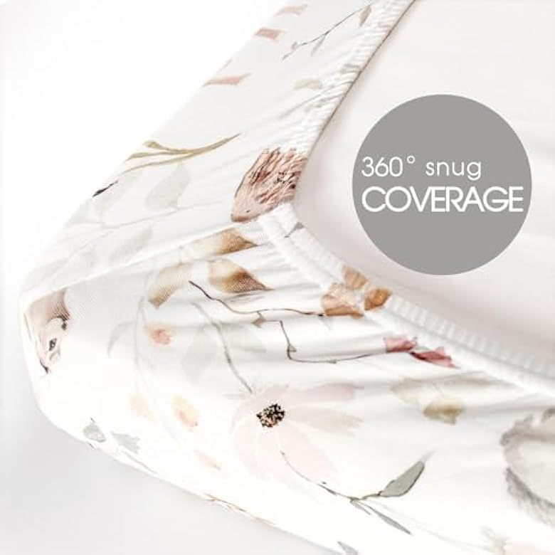 Mini Cuna Sábanas Cuna sábana bajera 2 unidades transfronterizas Amazon popular puro algodón suave transpirable