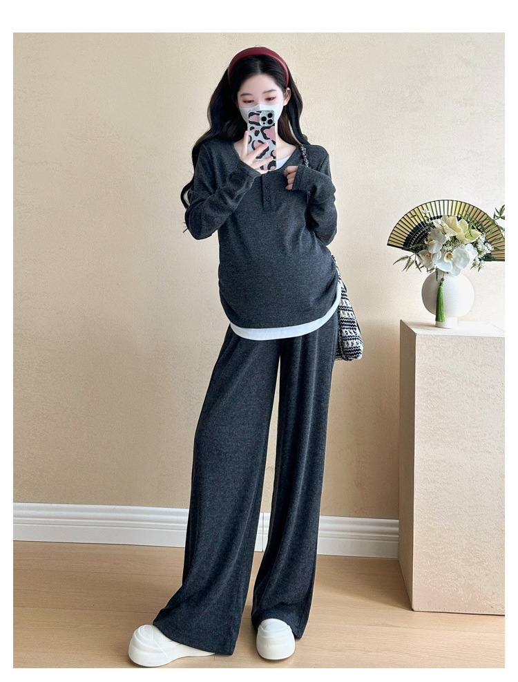 假?件上衣?腿?外穿??孕?套?