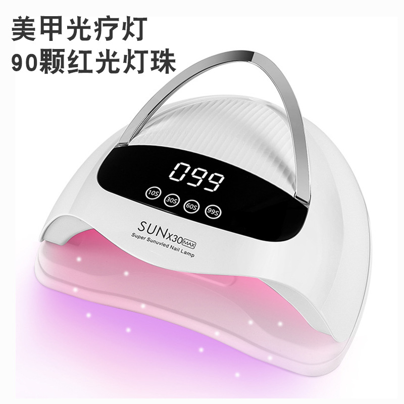 Máquina de fototerapia de manicuras de alta potencia no oscurecer mano tienda de manicuras especial esmalte de uñas lámpara de horneado de manicuras lámpara de secado rápido