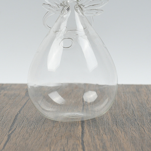 Transparent crystal glass decorations for home use