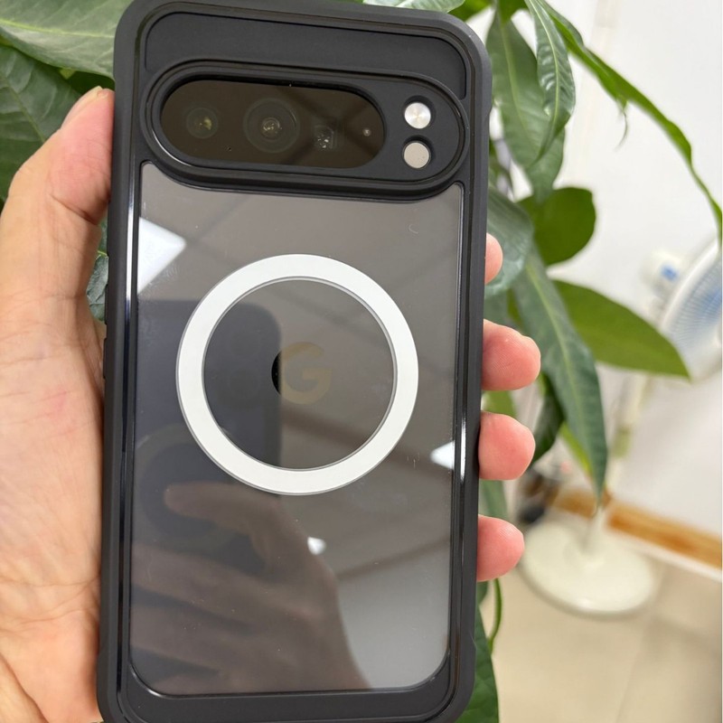 适用谷歌pixel10pro手机壳磁吸内置9H玻璃气囊防摔无线充电防指纹|undefined
