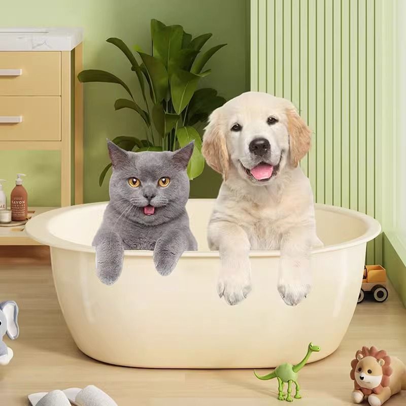 bañera de baño para mascotas, bañera especial para perros y gatos, bañera de baño para perros pequeños y medianos, bañera de medicina de pelo para fondos de oso