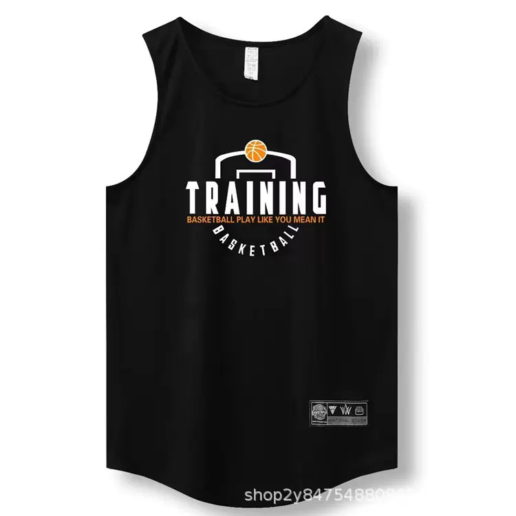 美式投篮服库里篮球背心个性篮球服定制成人单件训练上衣批发队服