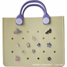 跨境EVA材质洞洞手提包 时尚ins风DIY配饰个性女包百搭潮流手提包