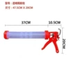 Transparent barrel structure glue gun
