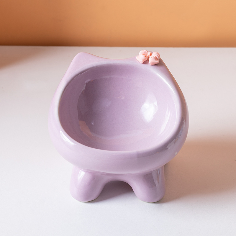 Cerámica no oscura barbilla gato tazón de comida para gatos tazón de agua de boca inclinada tazón de comida para gatos tazón de comida para perros tazón de comida para gatos tazón de comida para gatos tazón de gato