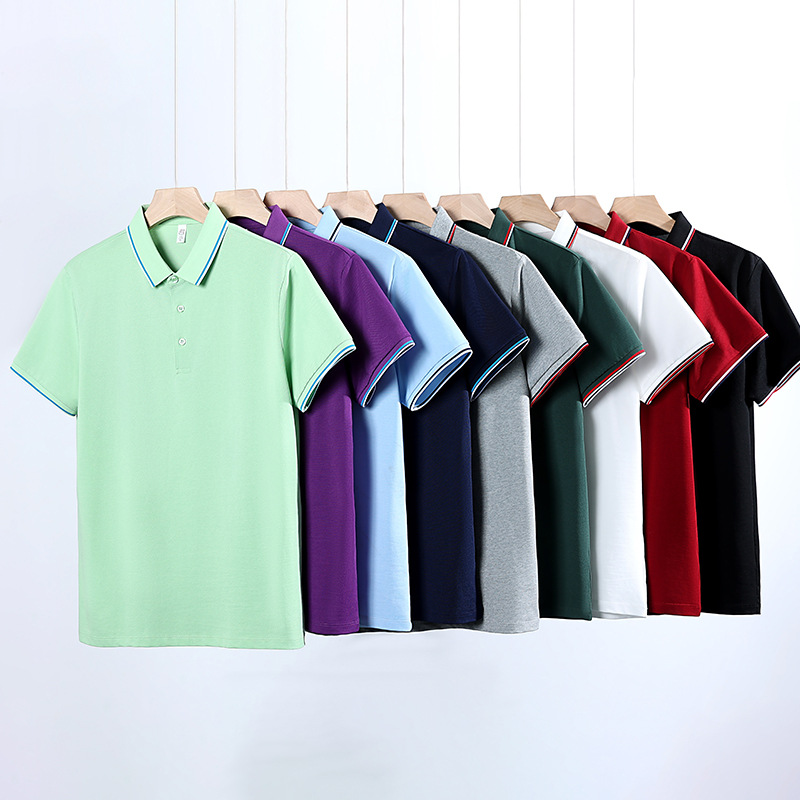 Polo de Trabajo para Hombre, con Cuello en Bloques de Color, Antibacteriano, Fresco al Tacto, de Poliéster y Algodón, Estilo Ejecutivo, Sensación de Alta Gama, Personalizable