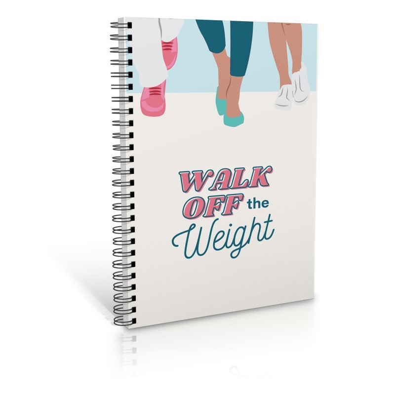 A5现货可贴标Walk off the Weight Planner走出体重计划线圈本|undefined