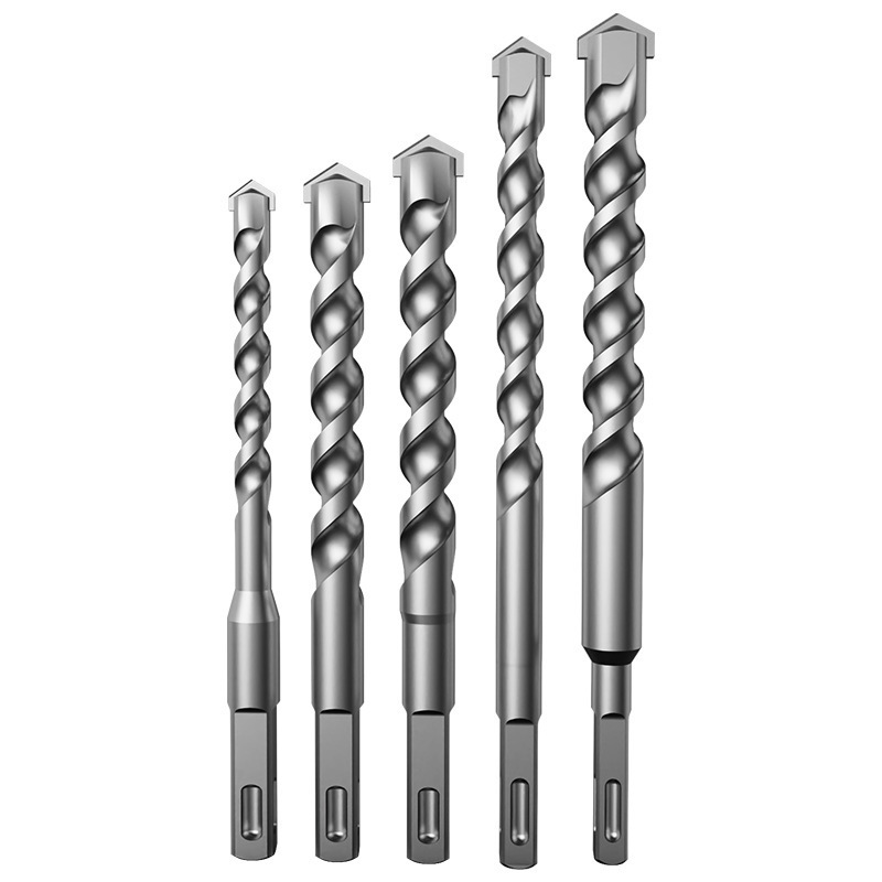 钨钢加长冲击钻电锤钻头方柄圆柄混凝土穿墙过墙高硬度电锺转头