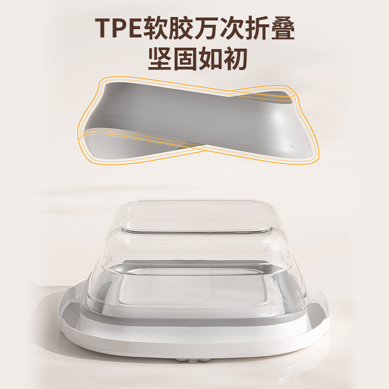 携帯式の洗面器の家庭用学生の洗面器の子供の洗濯器の大きいサイズのプラスチックの洗面器の寮の足のバケツ|undefined