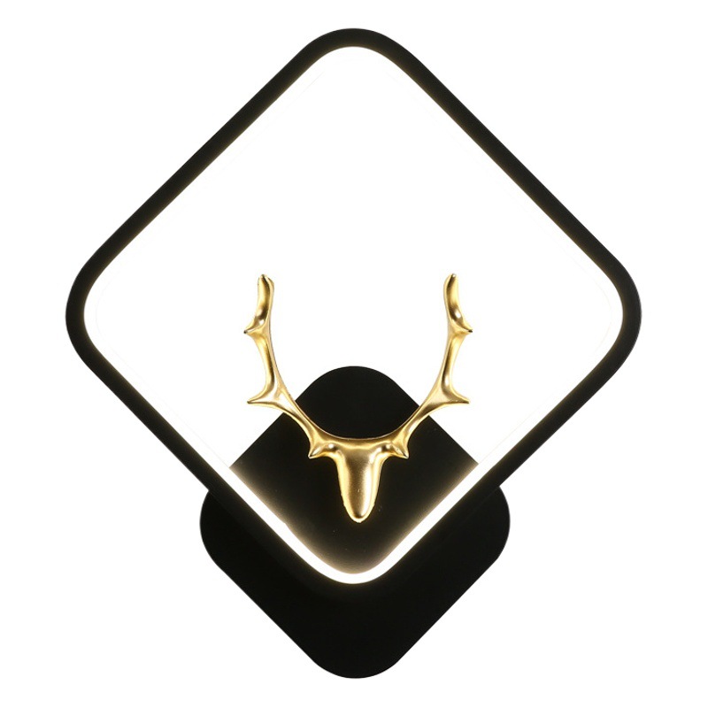 Lámpara de pared dormitorio lámpara de noche moderna minimalista escalera pasillo balcón lámpara creativa sala de estar lámpara de pared de fondo al por mayor