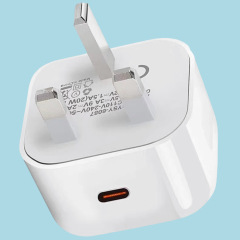 20w英规シングルPD充电器英规20W急速充电5V-3Aアダプターはiphne16充电に适しています
