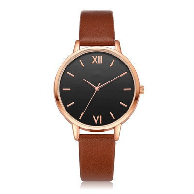 ins new minimalist watch set quartz watch trend pu strap ladies watch strap bracelet set_voghion.com