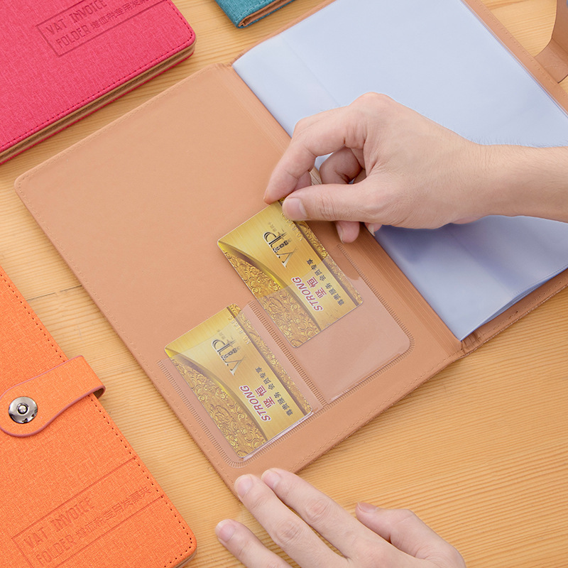 시간 예금 영수증 이 청구서 통장 은행 청구서 클립 티켓 스텁 수집 책 포켓 수집 책 사무용품