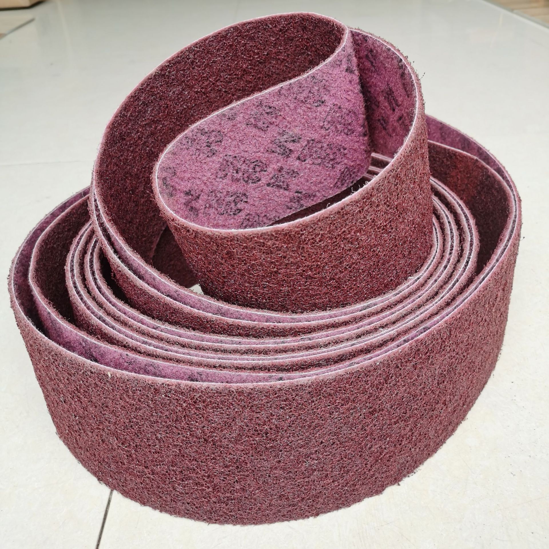 3M进口尼龙环带 砂带50*2100铝氧化拉丝加工 不锈钢 鋁拉絲加工