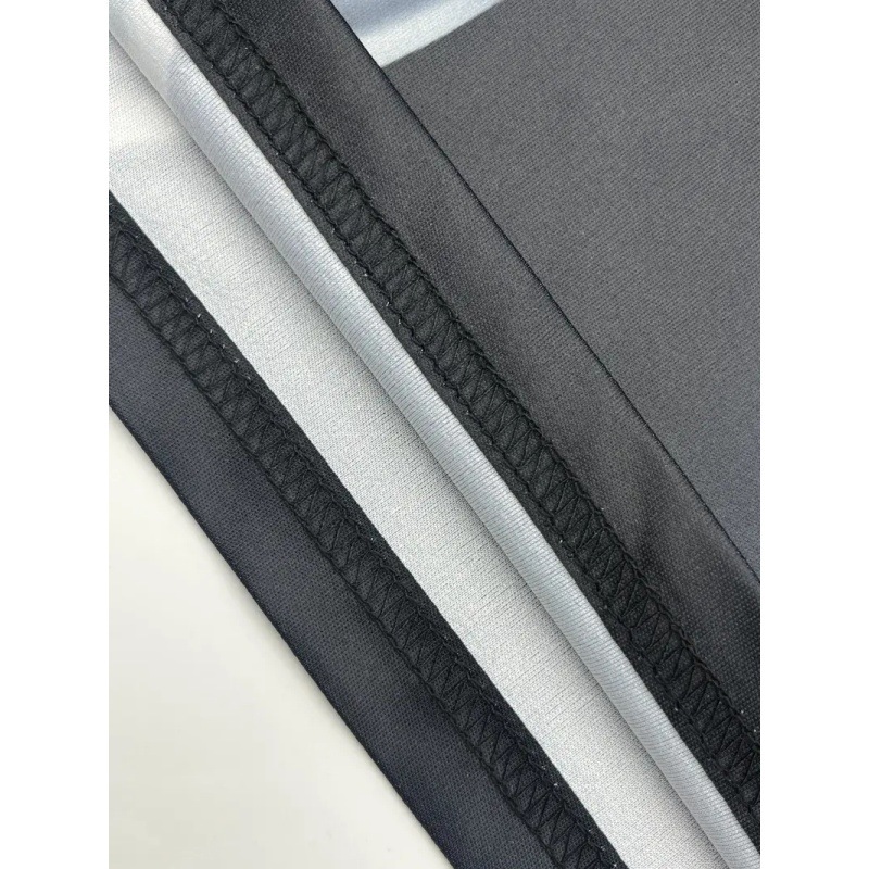 Venta caliente transfronteriza europea y americana estampada en 3D para hombres de la calle todo fósforo manga larga suelta cremallera transpirable camisa POLO solapa