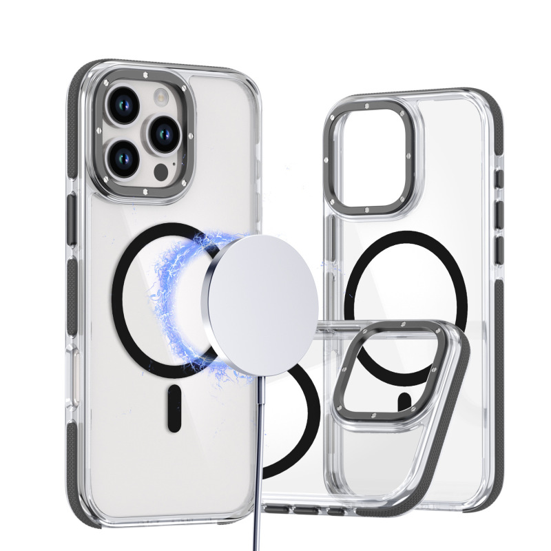 双色透明适用iPhone17air手机壳磁吸苹果16Promax防摔全包保护套|undefined