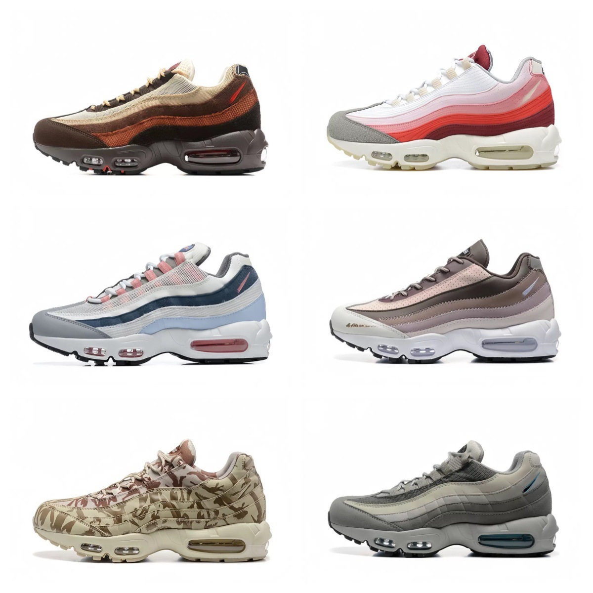Putian comercio exterior mayorista Max95 marca conjunta retro almohadilla aire acolchado zapatos de correr transpirables zapatos deportivos para hombres zapatos de tamaño grande