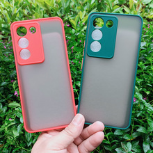 适用INFINIX Hot11鹰眼肤感手机壳 撞色肤感二合一精孔防摔保护套