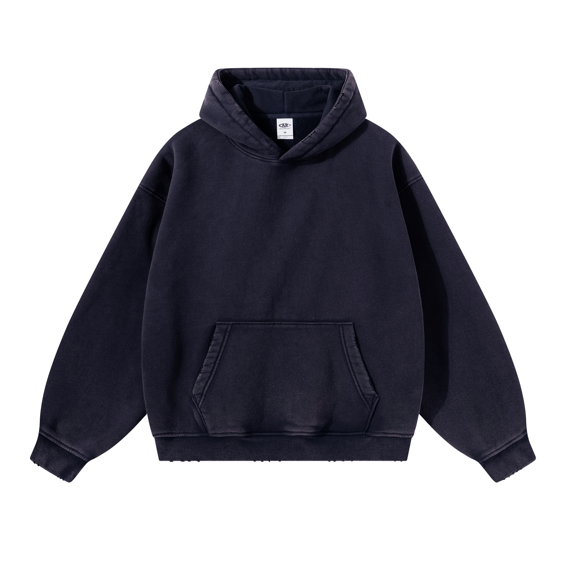Transfronterizos de gran tamaño americano retro hombre suéter pesado chaqueta suelta Europa y América hombre sudadera con capuchón hombre