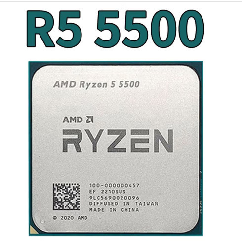 Amd Ryzen Cpu R5 5500 Loose Chip 6 Cores/12 Threads Am4 Desktop Cpu Processor Suitable for B550 Amd Ryzen Cpu R5 5500 Loose Chip 6 Cores/12 Threads Am4 Desktop Cpu Processor Suitable for B550