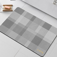 簡約浴室地墊廚房防滑吸水軟硅藻泥速干腳墊家用衛生間門口進門墊