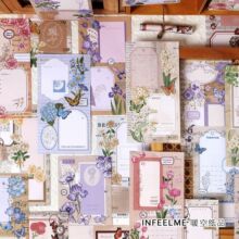 Infeel.Me素材包 蝴蝶信件系列 文艺手账装饰DIY不干胶贴画4款