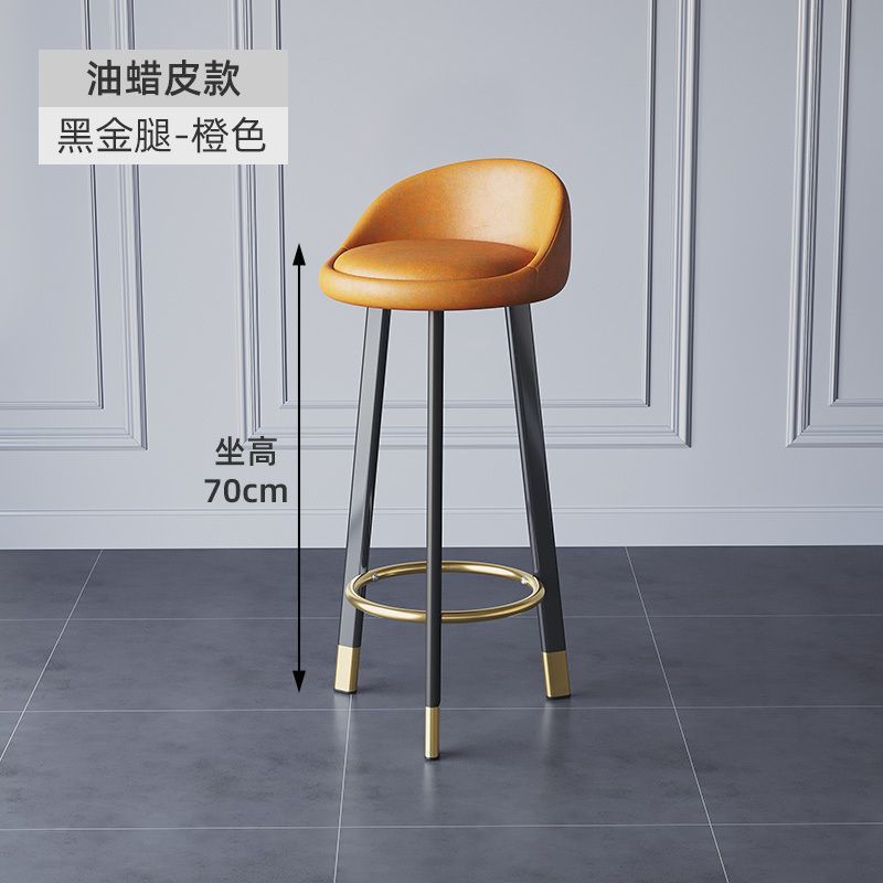 Fábrica directa nórdica silla de bar taburetes altos modernos simples cajero de la recepción respaldo de la silla elevadora de bar taburetes