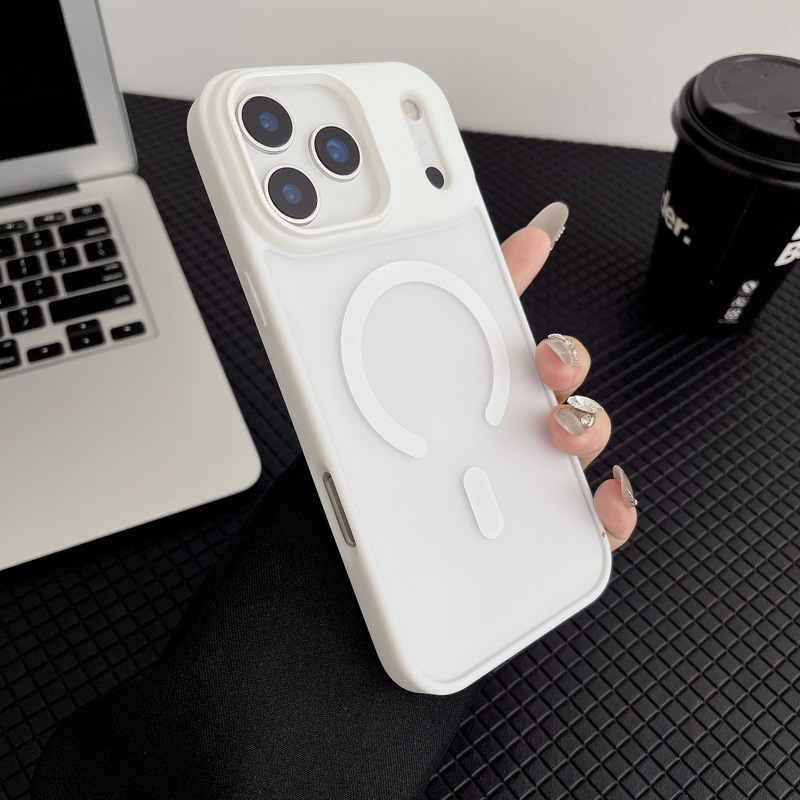大孔金盾磁吸手机壳适用于苹果iphone17promax磨砂防摔15/11/12|undefined