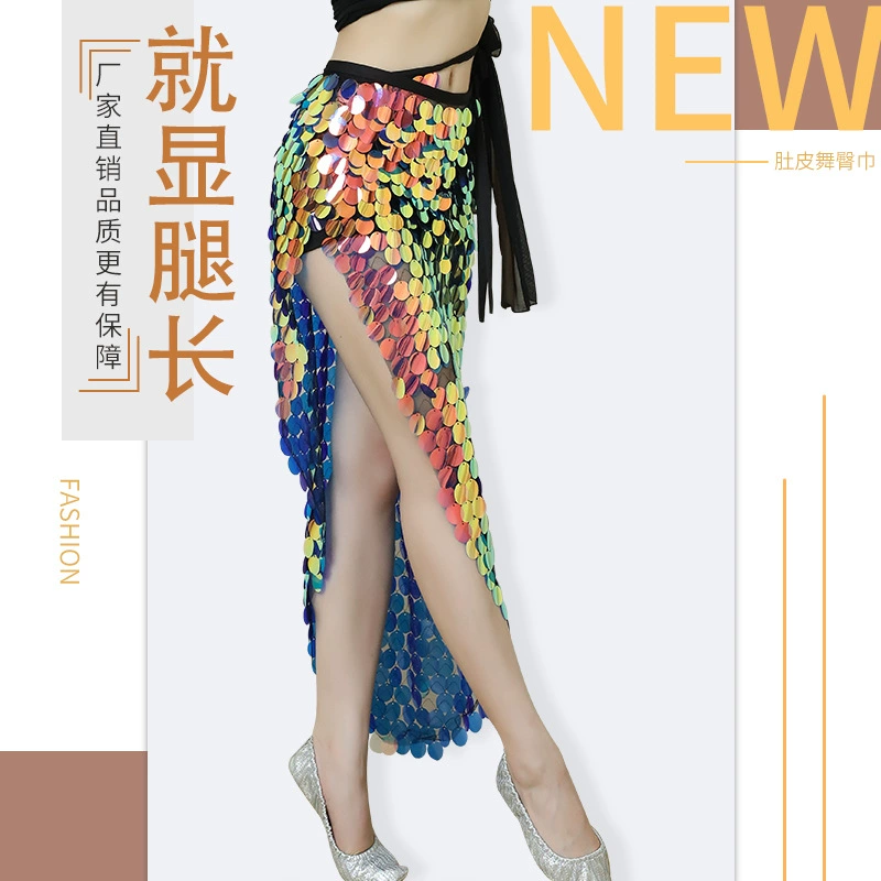 2022 новый танец живота русалка тазобедренный костюм сексуальная блестка