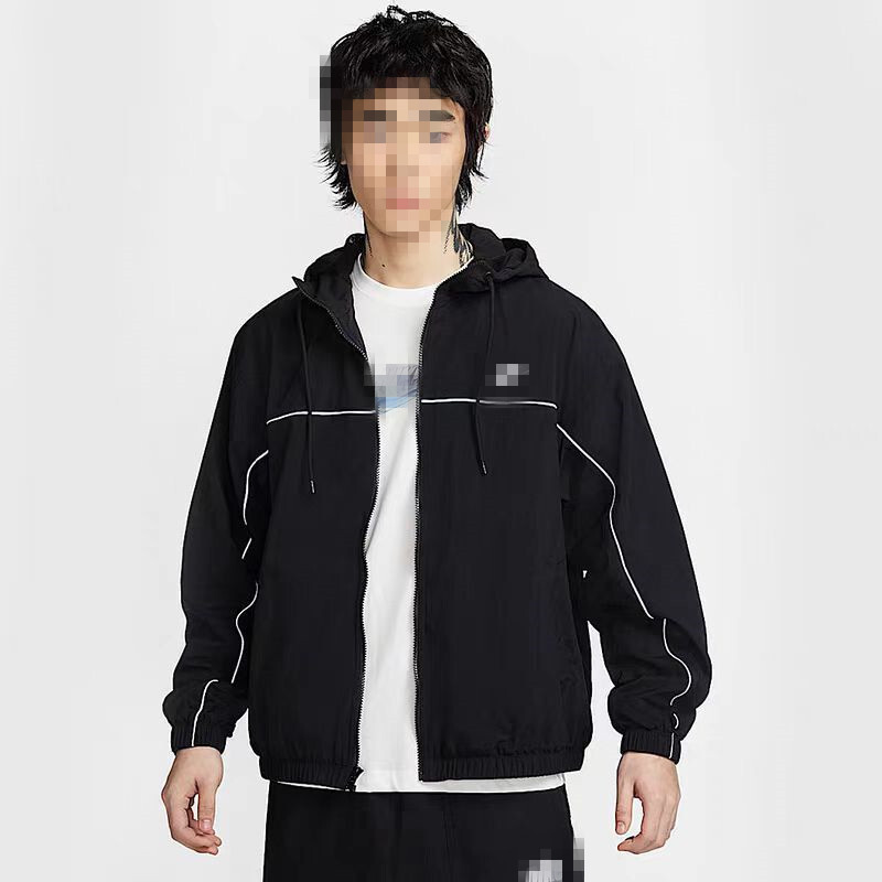 25Ss Early Spring New Casual Sports Sun Protection Quick-Drying Breathable Jacket Men's Lightweight Hooded Zipper Jacket Hj2013