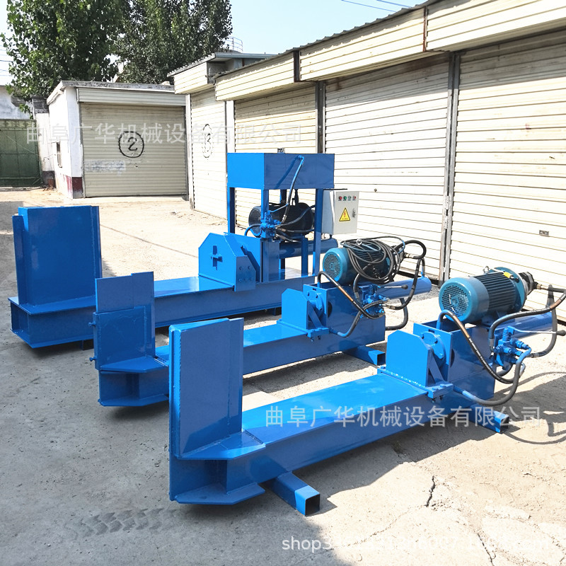 卧式电动液压劈柴机 7.5KW小型劈柴神器 1米长木头劈木机