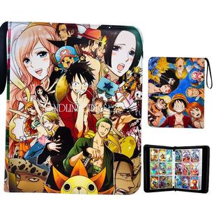 One Piece Card Book Jiugongge Da Rong Zipper PU Leather Sea King Collection Naruto Card Collection